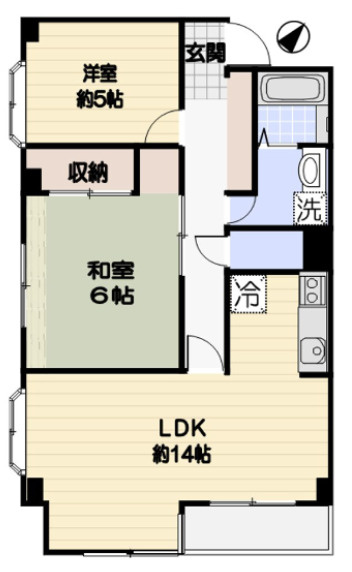 TSハイム市川の間取り