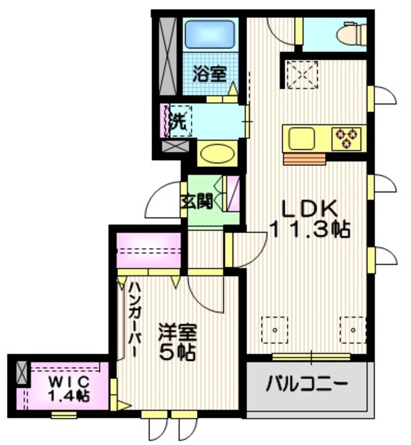 Ｍａｉｓｏｎ　Ｓａｇｅ　Ｙｕｔｅｎｊｉの間取り|★角部屋２面採光★