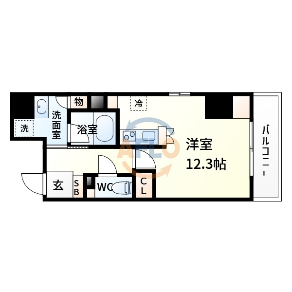 アーバネス淀川の間取り