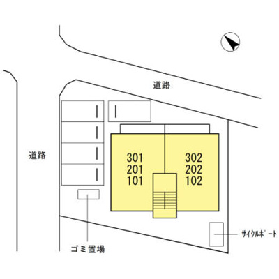 【区画図】 | D-room山王公園