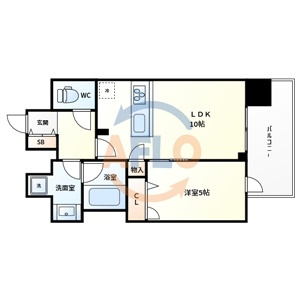 IBCResidenceWest　開平小学校区の間取り|IBCResidenceWest(アイビーシーレジデンスウエスト)　間取り