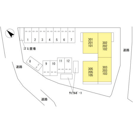 【区画図】 | D-room東那珂