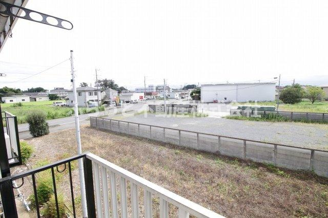 江戸芳ハイツのバルコニー|暖かな日差しのふりそそぐバルコニー