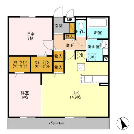 【間取り】 | プランドールコート