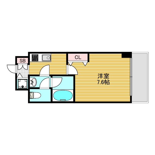東明マンション新東の間取り