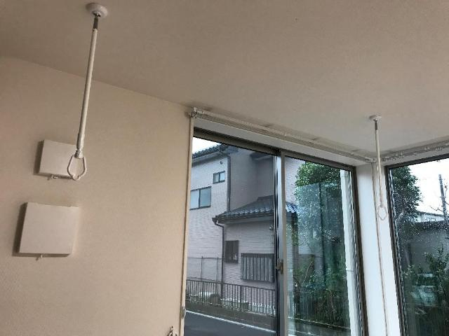 サンライズの設備|室内物干し竿