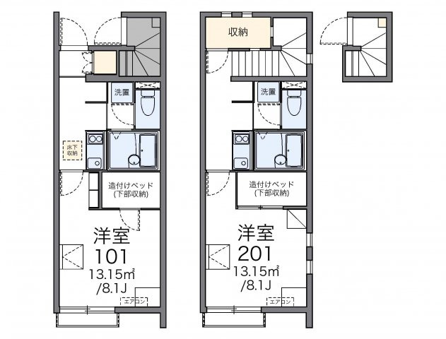 レオネクストグリーングラスの間取り|画像2