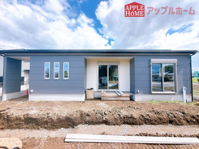 [新築住宅] 深谷市田中 全2区画の外観|◆外観写真◆スタイリッシュな外観が目を引くお洒落ハウス！ぜひ一度内覧へお越しください！物件の魅力沢山お伝えします！いつでもお気軽にお問合せOKです！TEL「0120-466263」