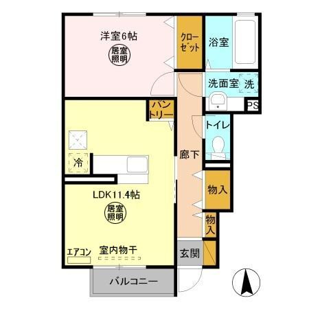 アル・ソーレの間取り