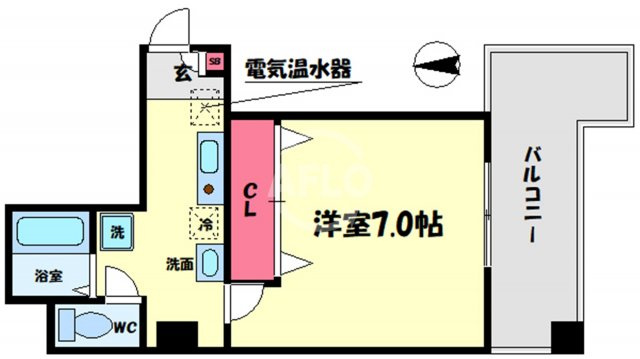 ACTY北堀江の間取り|ACTY北堀江　間取図