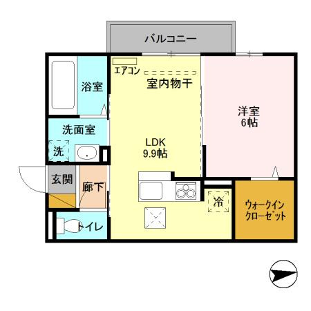 Always Friendly 学園南の間取り