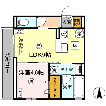 【間取り】 | ロイヤルステージ観音寺新町