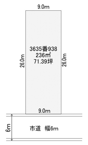 【土地図】 | 新潟市北区松浜8丁目3635-938