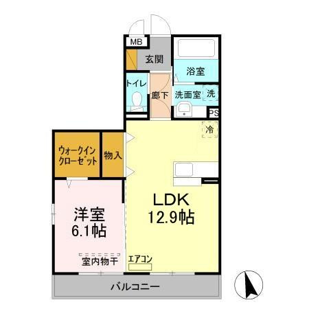 エバーグリーンの間取り