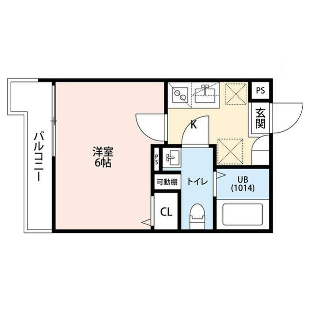新子安レジデンスの間取り|間取りです。