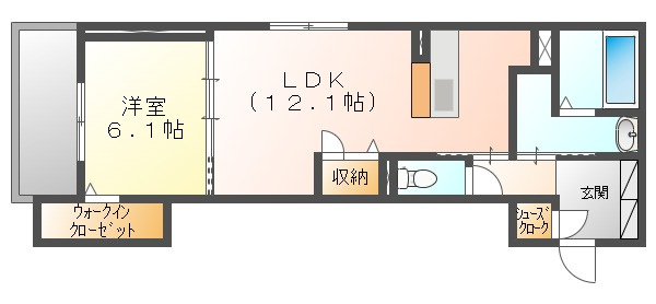 シエロアスールの間取り