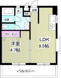 【間取り】 | 第１ビューラー方南 | 間取りです。
