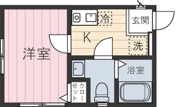 チャルテ西早稲田Ⅱの間取り|間取りです。