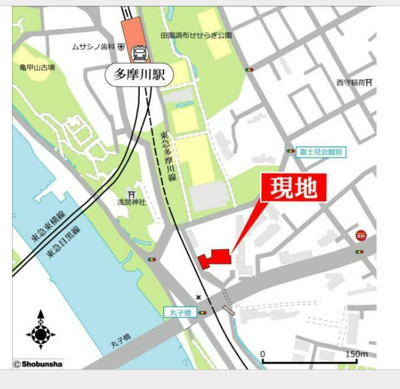【地図】 | パークナードフィット田園調布 | インターネット使用料無料
