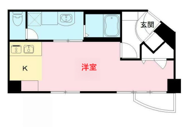 【間取り】 | パークナードフィット田園調布 | きれいな洋室です　インターネット使用料無料
