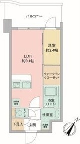セレニテ神戸駅前アリエの間取り