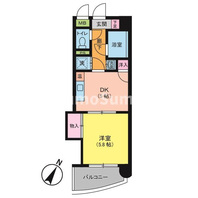 キトミ壱番館の間取り