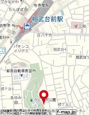 エルヴィーナ緑ヶ丘の地図