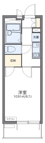 レオパレスシャルダンの間取り