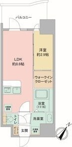 セレニテ神戸駅前アリエの間取り