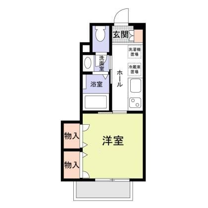 フォレストオルモの間取り|間取りです。