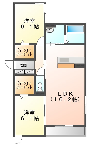 シエロアスールの間取り