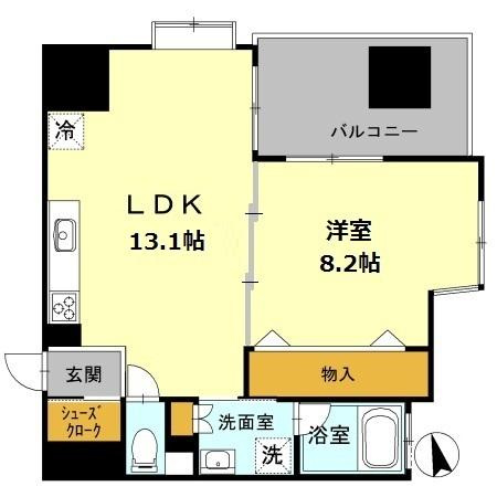 カスタリア伏見の間取り