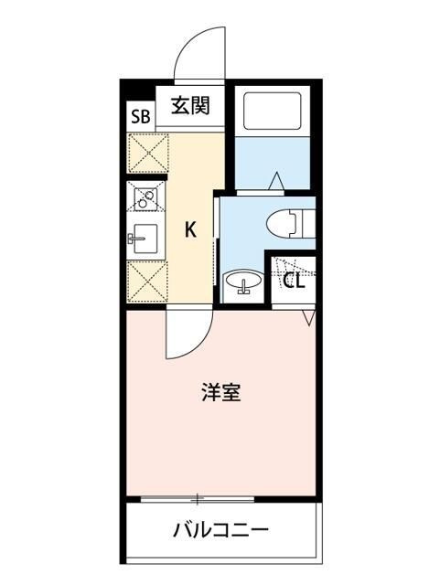 Ｃｉｅｌ　前野町の間取り|間取りです。