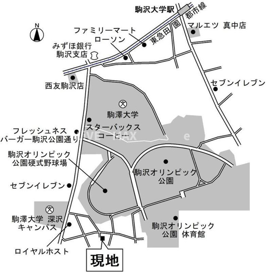 【地図】クラフトフォレスト