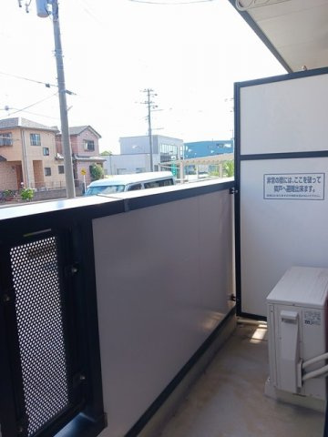 エバーグリーン本宿のバルコニー