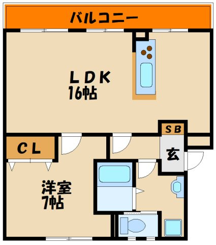 ソレイユ西神戸の間取り