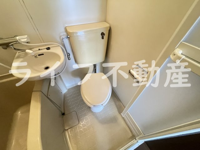 ハイツアサカワのトイレ|落ち着いたトイレです
