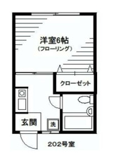 ２０２号室同一間取りです。
