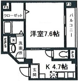 舞ハイツの間取り|間取りです。