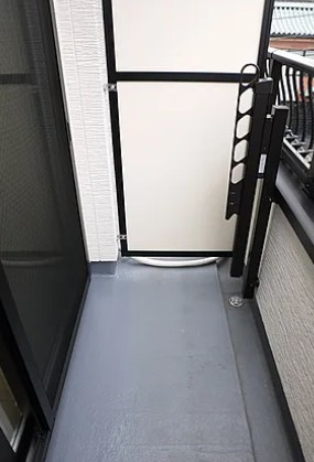 MELDIA東向島のバルコニー