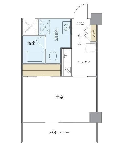 アイトー・ロワイヤル青横の間取り|間取りです。