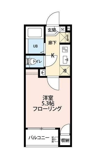 グランクオール潮見の間取り|間取りです。