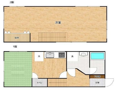 品川区荏原1丁目3番18号戸建の間取り|間取りです。