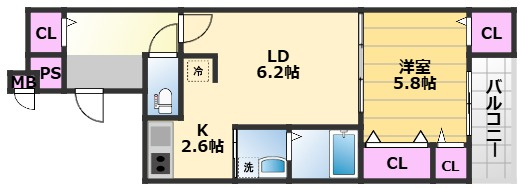 【間取り】 | フジパレスレーヴ2番館