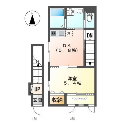 Ｋｎｏｔｔｏｎの間取り