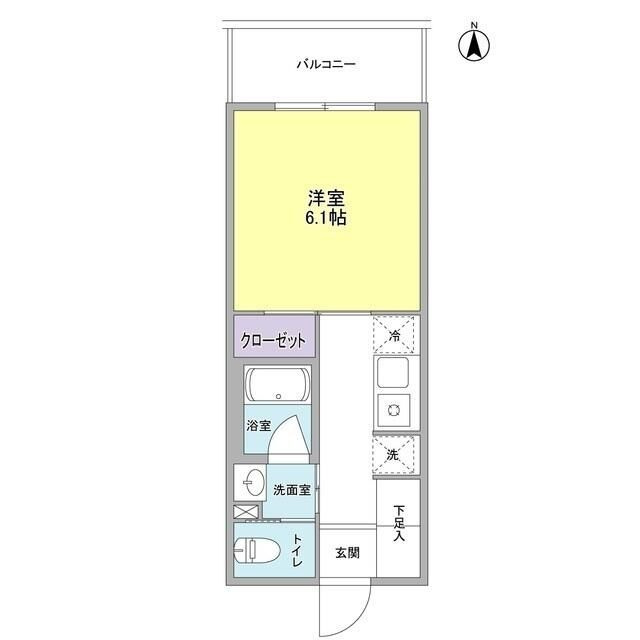 ＡＸＩＳ元住吉の間取り