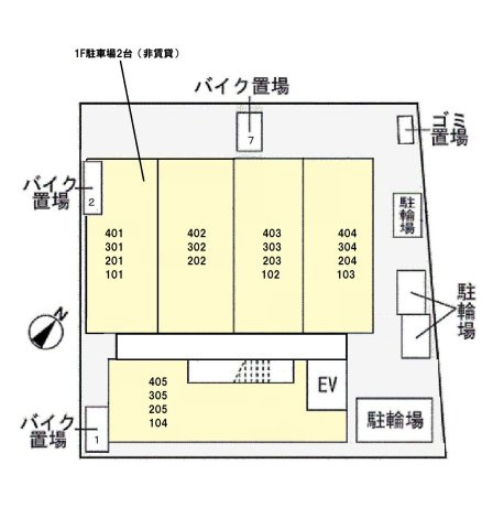 ビーチサイド　パークの駐車場|駐車場があるので、車を買う予定の方も安心です