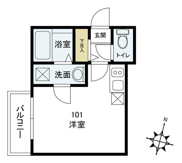 グランディール睦町の間取り