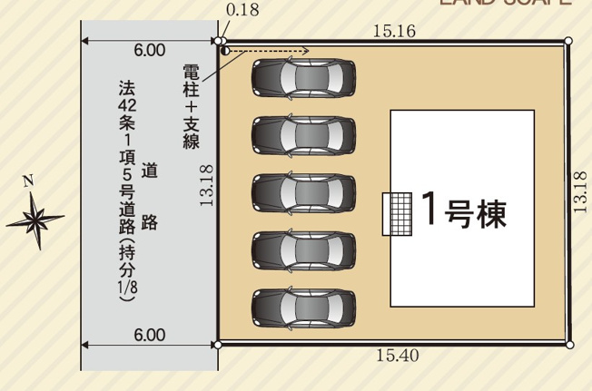 【間取り】 | 島田市阪本 4期 新築一戸建て | 区画図です