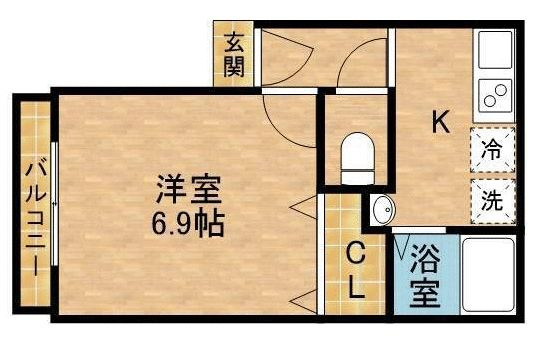 メゾン・ド・ユートピア八幡町の間取り